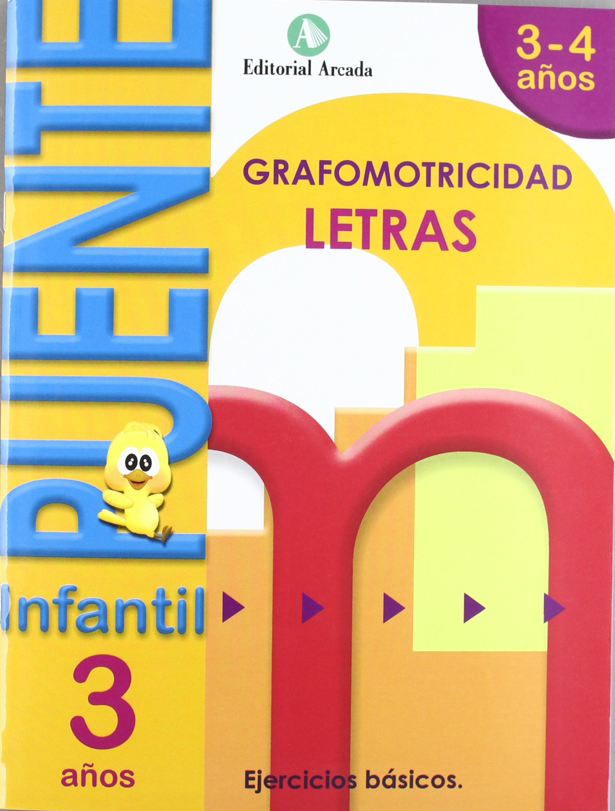 Puente. Letras. Cuaderno De Grafomotricidad. E.I. 3