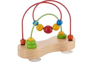 Hape Laberinto Bebé Doble | Juguete de Madera para el Desarrollo de Habilidades Tempranas