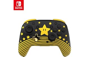 Turtle Beach Rematch trådlös spelkontroll: Super Star Mario – Nintendo Switch, Lite, OLED Model, officiellt licensierad av Ni