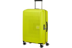 American Tourister Aerostep - Spinner M, pokrowiec z możliwością rozbudowy, 67 cm, 66,5/72,5 L, zielony (jasnolimonkowy)