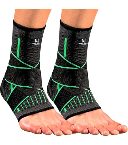 COPPIA CAVIGLIERE SUPPORTO PER CAVIGLIA ANALLERGICA ELASTICA PER Bambini Nero 8052575788519