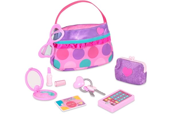 Battat - Ensemble de Porte-Monnaie de Princesse - Ensemble de Maquillage et de beauté pour Enfants - Accessoires de Mode pour l'habillage - Jouer à Faire Semblant - Jouets pour Enfants - 3 Ans et +