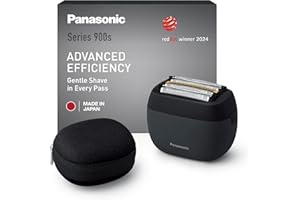 Panasonic ES-PV3B-K811 Series 900s Foil Shaver, Wet & Dry 5-Blade Electric Shaver for Men, Responsive Beard Sensor, USB-C, Carry Case, Matte Black