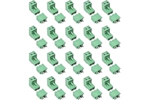 CEMYDEYO 40 Paare PCB Mount Screw Klemmenblock Pluggable, 5.08mm 2-polige PCB Terminal Block Stecker, Schraubklemmenblock Verbinder, für Leiterplatte