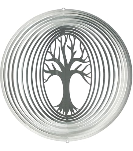 Girandola Decorativa CIM Yin Yang - Acciaio Inox Ø300mm, Con Cuscinetto A Sfere - Foto 10