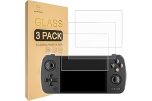 Mr.Shield Pellicola Protettiva per Anbernic RG405M Vetro Temperato [9H Durezza] [3 Pezzi] Protezione Schermo Senza Bolle