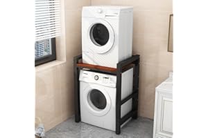 BYOBLU Waschmaschinenschrank Überbauschrank Waschmaschine Trockner Schrank Wäschetrockner Küche Badezimmer Regal Waschmaschinenregal Waschmaschinenüberbau Badezimmermöbel, 3 Höhenverstellbar