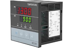 MC901 Digital PID Temperaturregulator PT100 Sensor K Typ Universal Input Relay/SSR Output 85V-265V 0~1300℃