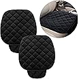CGEAMDY Seat Cover for Car, 2 Pack Car Front Seat Protector, Universal Seat Cushion for Most Cars, Vehicles, SUVs and More, Soft Comfort, Car Interior Accessories for Men Women (Black)