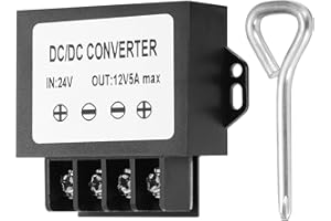 MZHOU DC-DC Buck Convertisseur de Tension 24V à 12V 5A,Transformateurs d'alimentation 60W Réducteur de Tension pour Chariot de Golf, LED, Système Solaire, Véhicule