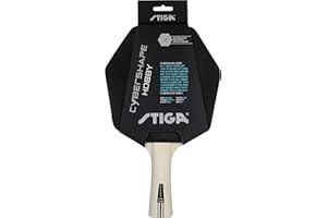 STIGA Raquette de Tennis de Table Cybershape Hobby - Raquette de Ping-Pong Facile à Jouer avec la Forme Cybershape
