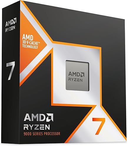 新品未開封 AMD Ryzen 7 9800X3D CPU BOX AMD Ryzen 7 9800X3D 8-Cores 16 Threads 5.2 GHz CPU Desktop