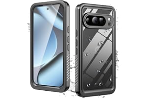 EZANMULL für Google Pixel 10 Pro wasserdichte Hülle mit integriertem Kamera- und Displayschutz, [IP68 wasserdicht] [Militärischer Fallschutz], 360° Vollschutz-Unterwasserhülle für Google 10 Pro (Schwarz)