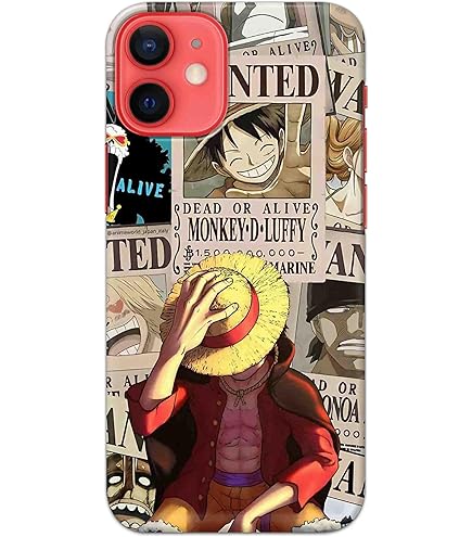 Luffy　iPhone 12 Pro Amazon.com: HEMINJYJEF Japanese Anime Anti-Drop Color Soft