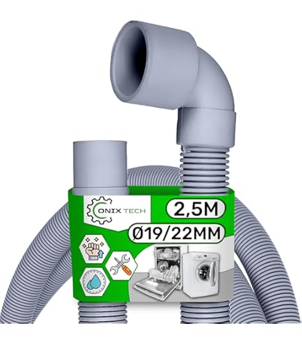 Tubo Scarico Lavastoviglie Universale 2m ONIX TECH - Compatibile Con AEG, Indesit, Whirlpool - Foto 5