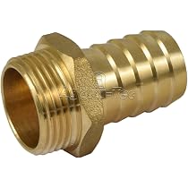 Agora Di Tec® Connettore In Ottone Per Tubo Da Giardino 1/2 Pollice (12,7 Mm) - Qualità Industriale