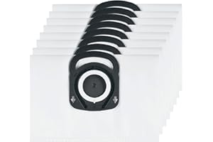 KEEPOW 8 Bolsas de Aspirador para Rowenta Swirl R39 Hygiene+ ZR200520 ZR200720 Silence Force, Compact, X-trem Power, Blanco