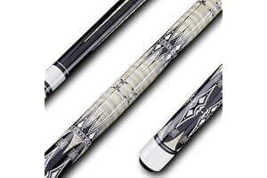 Sinsilvie 13mm 58 Inch 19 20 oz Billiard Pool Cue Stick, 1/2 Maple Billiard Pool Stick, House Bar Pool Table Sticks for Men