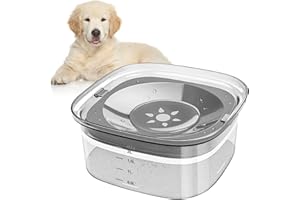 KITYHOME Wassernapf für Hunde Anti Schwapp, 2L Wassernapf Hund Ohne Sabbern, Trinknapf Hund Katzen Anti Schlabber, Hunde Wassernapf Anti Schlabber Auslaufsicher, Zero Splash Dog Bowl