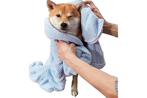 GENERIC Bone Sure Dog Robes - Luxury Absorbent Dog Towel for Medium Dogs | Soft, Cozy Fabric for Efficient Drying