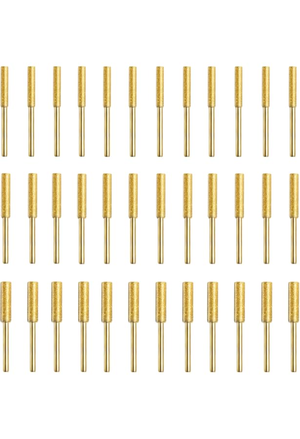 Hezhu Sägekettenschärfer Set - Schleifwerkzeug Für Kettensägen Mit 5 Schärfsteinen