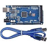 Für Mega-2560-R3 GERUI Board,für Mega-2560 Entwicklungsboard mit USB-Kabel Kompatibel 2560 R3 Modul Verbessert mit Datenkabel