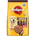 Pedigree Adult Dry Dog Food, Meat & Rice, 3 kg, Contains 37 Essential Nutrients, 100% Complete & Balanced Food for Adult Dogs