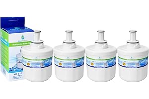 AQUAHOUSE 4x AH-S3F filtr do wody kompatybilny z lodówką Samsung DA29-00003F, HAFIN1/EXP, DA97-06317A-B, Aqua-Pure Plus, DA29-00003A, DA29-00003B