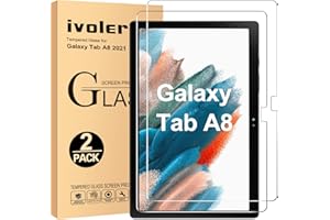 iVoler 2 Pezzi Pellicola Vetro Temperato per Samsung Galaxy Tab A8 10.5 Pollici/TECLAST T45HD / Blackview Tab 15 PRO, Pellicola Protettiva Protezione Schermo Anti Graffio, Durezza 9H, Senza Bolle