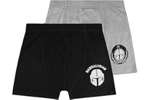 ONOMATO! Star Wars The Mandalorien bokserki chłopięce, retro, 2 sztuki, wielokolorowa, 146-152