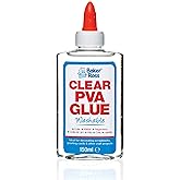 Baker Ross AR533 Clear PVA Glue - 150 ml Bottle, Washable Glue Ideal for Kids Arts and Crafts Supplies