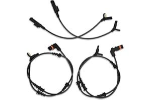 Stuurvnee Ensemble (4 PièCes) Capteur de de Roue ABS ArrièRe pour W164 ML350 ML320 GL350 GL450 R350 1645400717 + 1645400917