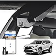 mangoal Front 4K & Rear 1080p Dash Cam Custom for Toyota RAV4 & RAV4 Hybrid 2022 2023 2024 2025 (Model B) with Vent Hole,LE Limited SE Adventure XLE Premium XSE,OEM Look,UHD 2160P Video,128GB Card
