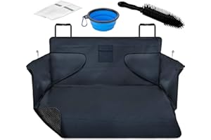 smartpeas Couverture de Coffre pour Chien XXL - Protection de Coffre pour Chaque Voiture - Revêtement antidérapant - Couverture Robuste pour Chien avec Protection latérale - 185 x 105 x 36 cm