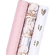 Set 6 Rotoli Carta Da Regalo + Nastri - 300x43cm Per Compleanni E Feste - Foto 8