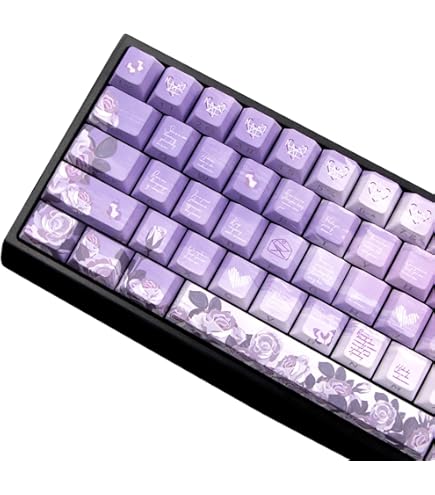 Hyekic PBT Keycaps Japanse Mecha-keycapset met 135 toetsen Cherry Profile Dye Sublimatie Keycaps met 7U heldere spatiebalk voor Gateron Kailh Cherry MX Switches ANSI Layout mechanische toetsenborden