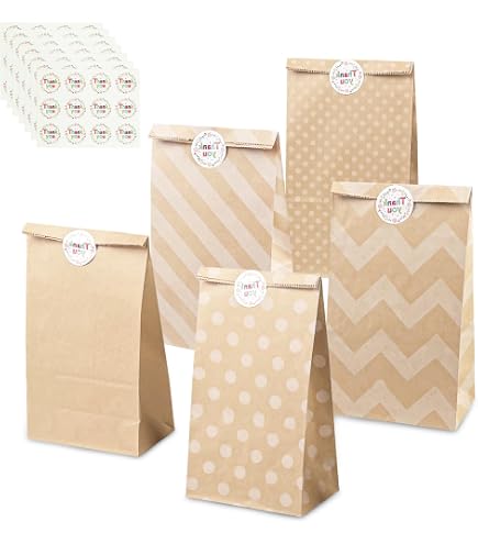 100 Stuks Kleine Bruine Kraftpapier Zakjes – 9x16x5 Cm – Perfect Voor Cadeautjes, Knutselen, Adventskalender En Voedselveilig