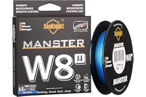 Seaknight W8 II 8 Strands Braided Lines 150M/300M/500M Smooth PE Braid Multifilament Carp Fishing Lines Saltwater for Sea Fishing 15-100LB