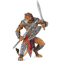 Papo - Groot figuur – vuurherberus 36036, bewaker van de legenden, 15 cm, speelgoed voor kinderen van de fantasie, vlammend wezen voor heroïsche