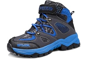 ELAPHURUS Kinder Winterstiefel Schneestiefel Warmfutter Wanderschuhe Jungen Stiefel Mädchen Baumwollschuhe Bequem Trekking Wanderstiefel