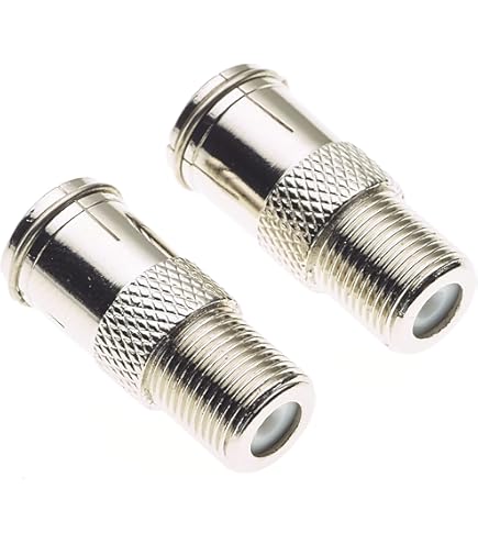 Greluma 4 Pz Adattatore Tipo F Maschio A Coassiale Maschio/femmina - Foto 9