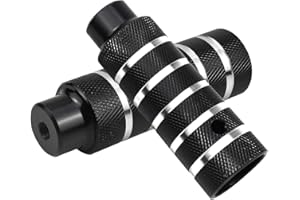Dokpav 2PCS Pédales Antidérapantes en Alliage d'aluminium pour BMX, Pédale de Vélo, Repose-Pieds Cylindriques pour Vélos BMX, BMX Cascades à vélo pour Enfants Adultes