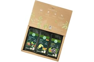 ‎LEBENSBAUM LEBENSBAUM Geschenkset Bio Herkunftskaffee ganze Bohne, Bio Kaffee Set aus Uganda, Guatemala und Mexiko (3 x 250 g)