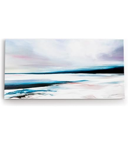 Paul Sinus Art Wandbild Meer Strand – Kunstdruck Auf Leinwand 150x50 Cm, Vintage-Stil Für Moderne Räume