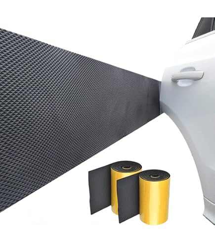 Paracolpi Muro Garage 4 Pezzi - Gommapiuma Adesiva 30x10x3cm, Impermeabile - Foto 2