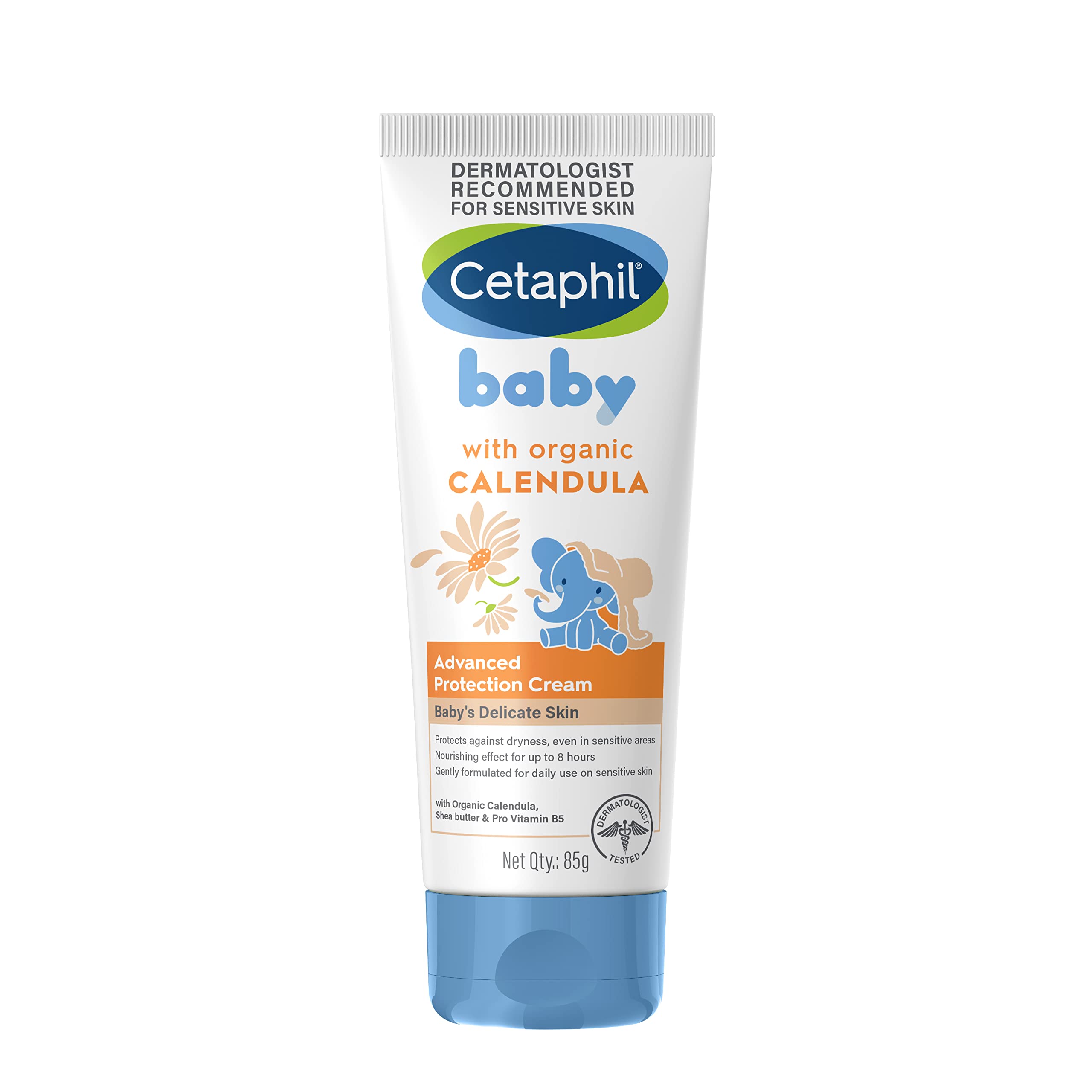 Cetaphil Baby Cream, Face & Body Moisturizing Cream | Advance Protection | Gentle & Soft with Organic Calendula 85gm