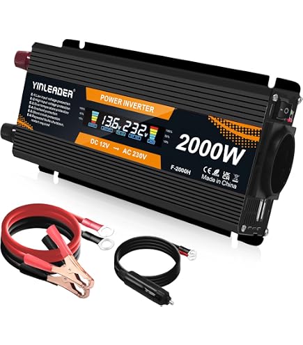 Convertisseur Pur Sinus Convertisseur 12V 220V Pur Sinus 1500W-3000W Transformateur De Tension Convertisseur 24v 220v