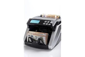 Beeplo b5100 – Contadora Totalizadora de Billetes – Cuenta, Valora y Detecta en un Mismo Proceso EUR, USD, GBP, CHF – 100% Detección
