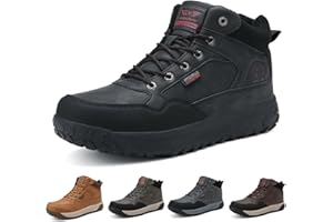 ARRIGO BELLO Botas de Invierno Botas de Nieve Caliente para Hombre Antideslizantes Zapatos de Senderismo Montañismo