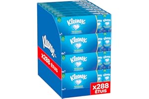 KLEENEX - Mouchoirs étuis Original (24 paquets de 12 étuis) - doux et résistant pour un usage quotidien